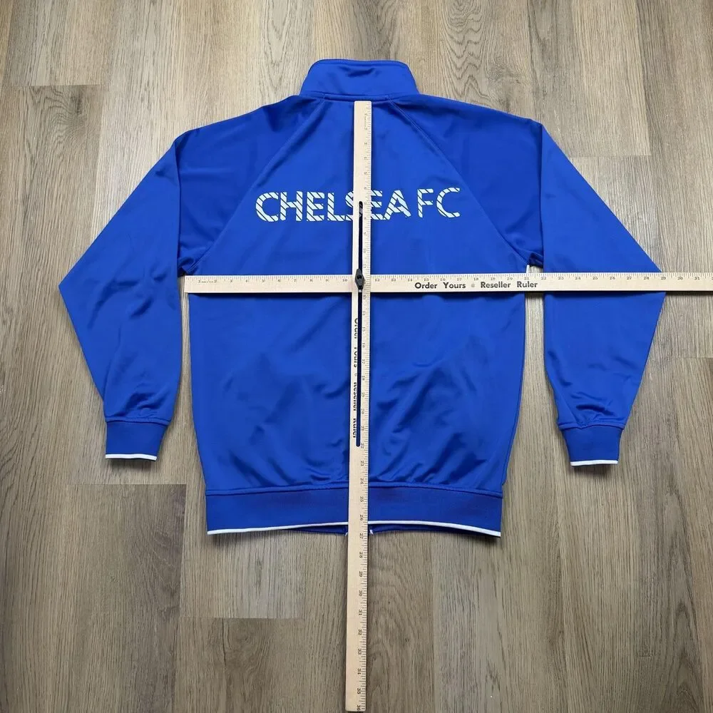 Chelsea FC Track Jacket Mens Medium Blue Premier League Soccer Football Rhinox